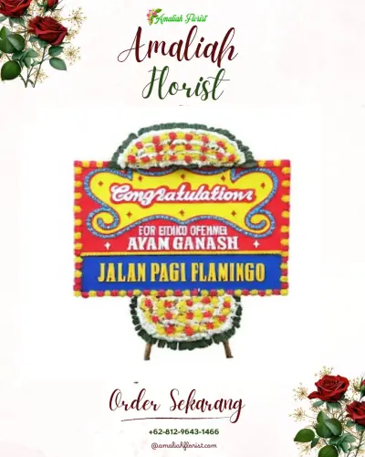 Bunga Papan Congratulation di Kacapiring